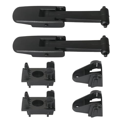 Peterbilt 567 579 Hood Latch Rubber Strap w/Mounting Base & Catch Bracket 37-99-372 L56-6062 Compatible with Peterbilt 567 579 Hood Accessories Parts L06-6003 L03-6005 2Pack