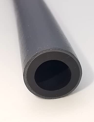 YAMAKATO 10 Feet 1/4 Inch ID Fuel Line Hose for Kawasaki Kohler Briggs & Stratton Small Gas Diesel Powersports Engines and Generators w/ 20 Clamp Rubber Black