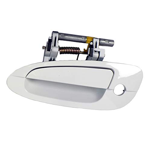 ADVANCE IGNITION Compatible with Nissan Front Left Driver Side 2002-2006 Altima QM1 Cloud White Exterior Outside Door Handle 2002 2003 2004 2005 2006