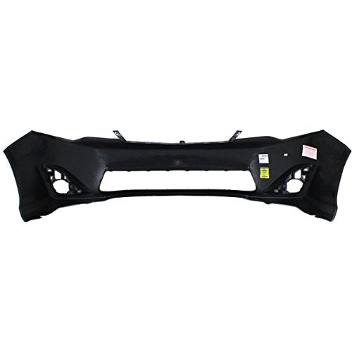 MBI AUTO - Primered, Front Bumper Cover Fascia for 2012 2013 2014 Toyota Camry & Camry Hybrid 12 13 14, TO1000378