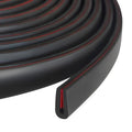 Rubber Edge Trim, 1/16" Self Adhesive Flexible U Channel Edge Protecter for Sheet Metal, Car Doors, U Shaped Sharp Edge Guards, Fit for 0-5/64" Wide Edge, Black Color, 10Ft, EPDM Material
