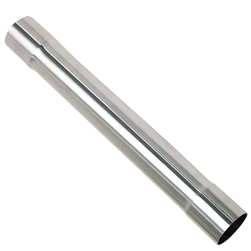 2.5 Inch Exhaust Pipe T304 Stainless Steel Exhaust Tubing,Tailpipe Inlet and Outlet 2 1/2"ID Length 17.3" Straight Exhaust, Universal Connector Adapter Tubo, Metal Tubing