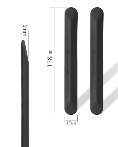 muekzu Silicone Car Door Edge Guard Trim Molding Crash Scratch Protector Scratch Guard for Car,Sedans,Truck,SUV 4PCS (Black)