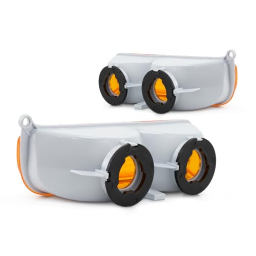 CarLights360 For 1997-2001 Jeep Cherokee Pair Park/Signal Lights Driver and Passenger Side Unitpark/signal combination CH2520127 CH2521127-replaces 55055143 55055142