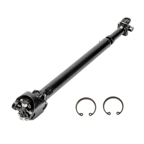 Dyfange 938-128 Front Drive Shaft Prop Shaft Driveshaft Assembly PropShaft 4WD Compatible with Cherokee 1987-2001 Comanche 1987 1988 1989 1990 1991 1992 Wagoneer 1987-1990 Replace 938128 53005542