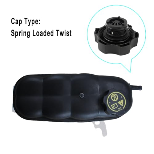 PPNZQAUT 22870828 Engine Coolant Reservoir Tank with Cap Compatible with 2005-2019 Cadillac Escalade | Chevrolet Avalanche Cheyenne Silverado Suburban Tahoe | GMC Sierra Yukon | Replaces # 603-054