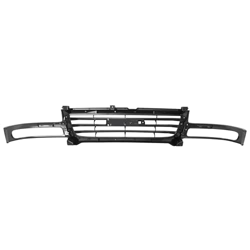 JMTAAT Grill Compatible with 2003-2006 GMC Sierra 1500|2007 GMC Sierra 1500 Classic|2003-2004 GMC Sierra 2500 Replacement for 19130790 GM1200476 Front Bumper Textured Grille Gray+Black Plastic(ABS)