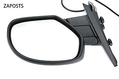 ZAPOSTS Rearview mirror Replacement Fit for 2007-2013 for Chevy Silverado 1500 2500 HD 3500 HD for GMC Sierra 1500 2500 for GMC Yukon/Yukon XL 1500 Power Heated Manual Fold Right Side View Mirror