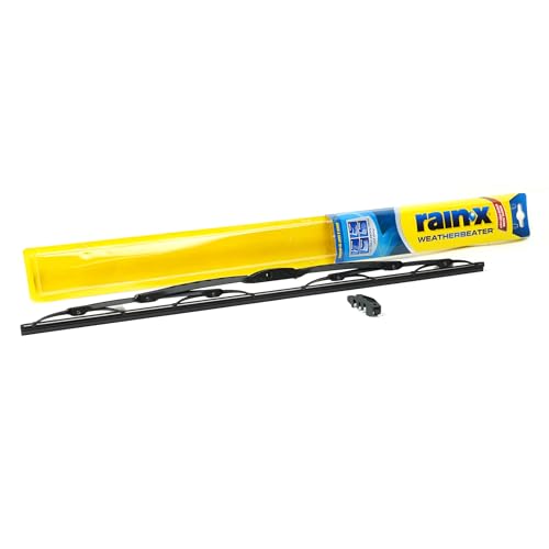 Rain-X 820147 WeatherBeater, 26" and 16" Windshield Wiper Blades - All-Season OEM Quality, Conventional, Vehicle Specific Fit, Pack of 2