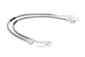 Rough Country Front Stainless Steel Braided Brake Lines for Chevy/GMC 1500, 2500HD, 3500HD, Tahoe Yukon (07-19) w/5-7.5" Lift, DOT Approved