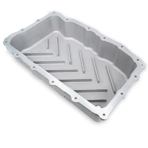 PPE Deep Heavy Duty Transmission Pan (BLACK) 128051120 Compatible for 2020+ GMC Sierra 1500 or 2020+ Chevy Silverado 3.0L with Allison 10L80 Transmission
