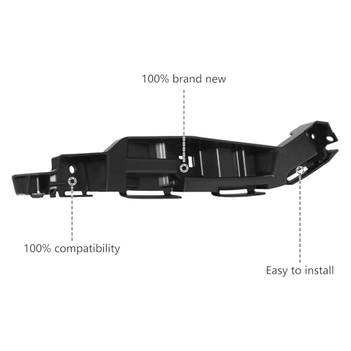 BXZ Front Bumper Cover Support Bracket Retainer Reinforcement Pair For Ford Fusion 2010 2011 2012