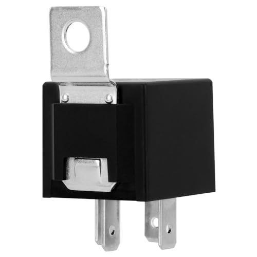 Weasch 2 Pack JD1912 Car Relay, 12V 40A, 4 Pins SPST, Automotive Switches and Starters, Waterproof Relay for Boat Tractor Truck Motorcycle (2)