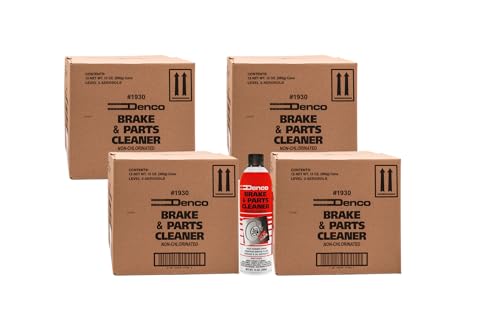 Denco #1930 Brake & Parts Cleaner Spray, Non-Chlorinated, Fast-Drying Degreaser, Low Odor Aerosol, 15.3oz (13oz net wt) (Case of 48)