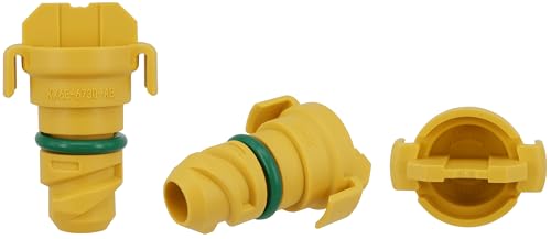 3PCS Oil Drain Plug Fit For 2011-2024 Ford F-150 Mustang Bronco Edge Explorer Lincoln Aviator MKZ KX6Z-6730-B KX6Z6730B BC3Z-6730-A BC3Z-6730-B FT4Z-6730-A by DSNADUO AUTO PARTS