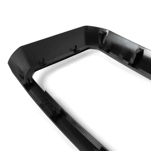 MIC Front Grille Frame Surround Shell Panel Compatible with 2011-2016 F250 F350 F450 Super Duty (Tuxedo Black)