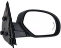 ZAPOSTS Side View Mirror Fit for 07-13 Chevy Silverado 1500 2500 HD 3500,for GMC Sierra 1500 2500 HD,Yukon/Yukon XL 1500-Black Power Heated Arrow Turn Signal Puddle Light Passenger Side Manual Folding