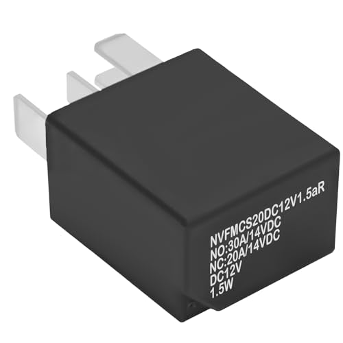 Relay NVFMCS20DC12V1.5aR (Pack of 2) - 12VDC 5-Pin Automotive Power Relay