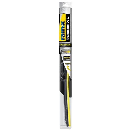 Rain-X 870428 Rugged XL Wiper Blade 28", Windshield Wipers Replacement, Quiet & Durable Beam Design, All Weather Performance & Easy Universal Install, Blade Wear Indicator (Pack of 1)