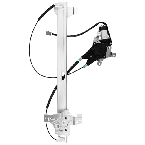 Front Passenger Side Power Window Regulator with Motor for 2003-14 Ford E-150 E-250, 1992-02 E150 E250 Econoline Van, 03-05 E350 Club Wagon, 92-98 E350 Econoline, 1999-14 E350 Super Duty, Right