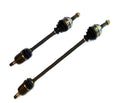 DTA HO80938026A front Left Right Pair - 2 New Premium CV Axles (Drive Axle Assembly) Compatible with Honda Civic 2001-2005 1.7L Automatic Only