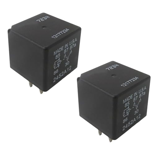 12177234 12V 30A 5-Pin SPDT Automotive Relay 2-Pack