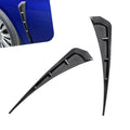 YAWUROU 2 PCS Car Side Fender Vent Trim, Spoiler Body Fender Decorative Stickers, Self-Adhesive Sport Style Air Intake Grille Decorative Sticker, Universal for Most Cars (Carbon Fiber)