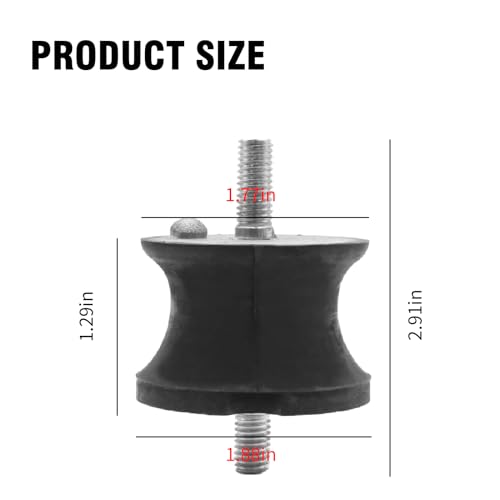 VIKKSAER Rear Transmission Mount (2 Pack), 22316799331 Replacement for BMW 128i 325i 328i 330i 335i 525i 528i 530i Z3 Z4 Replace# 22316771219, 23711137817