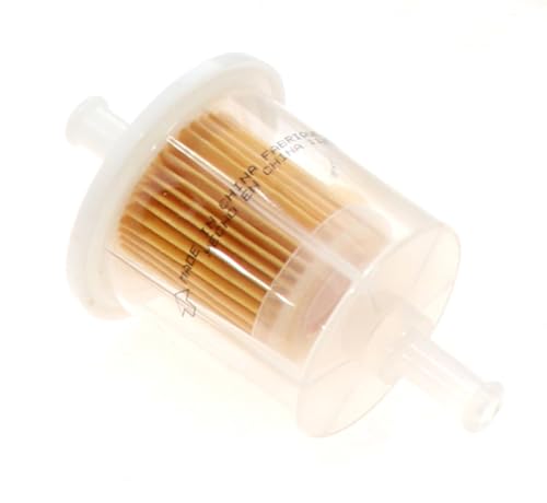 WIX 33002 Universal Plastic In-Line Fuel Filter Replacement with 5/16" Inlet and Oulet - Gasoline Only (20 Micron)