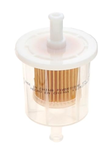 WIX 33002 Universal Plastic In-Line Fuel Filter Replacement with 5/16" Inlet and Oulet - Gasoline Only (20 Micron)