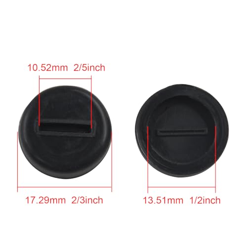 2PCS 6K1-82532-00-00 Switch Panel Key Cover Cap 6K1825320000 Compatible with Yamaha Outboard Marine Ignition Switches 704 6K1 64D 703 Boat Key Cover