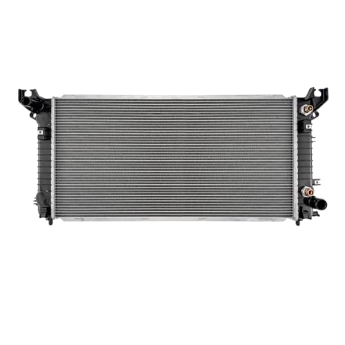 Torchbeam Replacement Engine Radiator for 2016-2018 Silverado 1500 5.3L, 2016-2018 Sierra 1500 5.3L, 2016-2017 Tahoe, 2016-2017 Suburban, Transmission Oil Cooler Included CU13723
