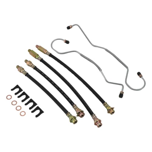 AUTOVIC for 1965-1982 Chevrolet Corvette Brake Hose with Lines Kit