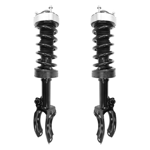 COMPLETESTRUTS - Front Quick Complete Strut Assemblies with Coil Springs Replacement for 2011-2017 Volkswagen Touareg - Set of 2