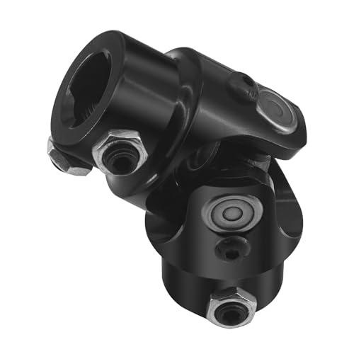 3/4-30 Spline X 3/4" DD Black Steering Universal Joint Single U Joint Shaft