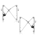 OVANOH Pair Front Driver & Passenger Power Window Regulator w/Motor Compatible for Chevy Silverado Tahoe Suburban Avalanche Cadillac Escalade GMC Yukon Sierra 2000-2006 Left & Right Side Set of 2