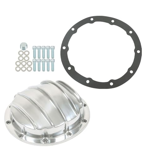 GXYWADY Differential Cover 8.5 and 8.6 Ring Gear Diff Cover Cast Aluminum Replacement for Chevy Replacement for GM Intermediates 1964-Up (all A-B-C-G-K-0 Axles)