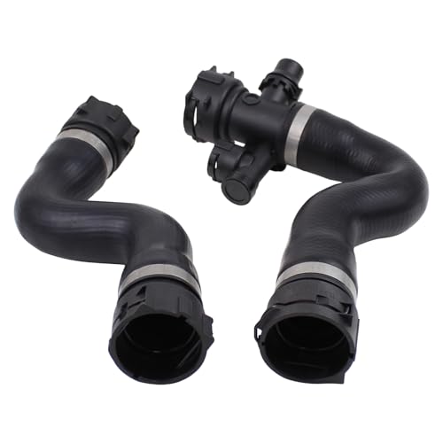 DriveFix Radiator Coolant Upper Lower Overflow Hose Thermostat to Cylinder Head Pipe for BMW X3 3.0 2007-2010