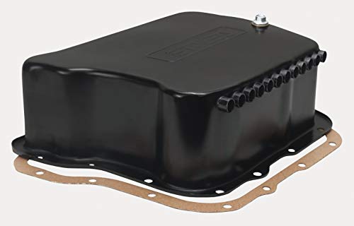 Derale 14210 Transmission Cooling Pan for Dodge A518 (46RH, 46RE) / A618 (47RH, 47RE, 48RE), Black