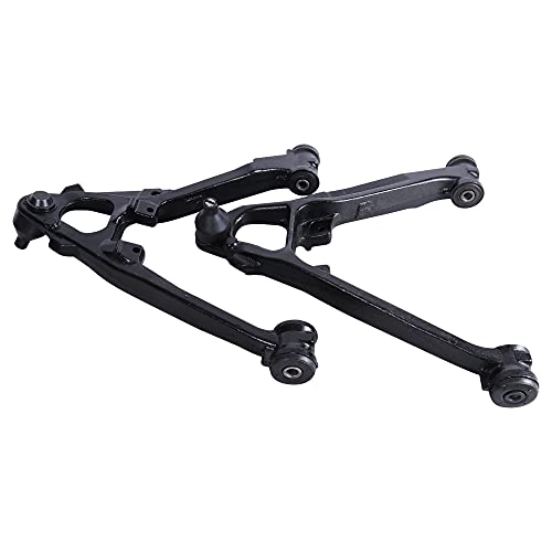 KUIPERAUTO 12PCS Front Suspension Upper Lower Control Arms Compatible With 2007-2013 Chevy Silverado Avalanche Suburban GMC Sierra 1500 Yukon Cadillac Escalade