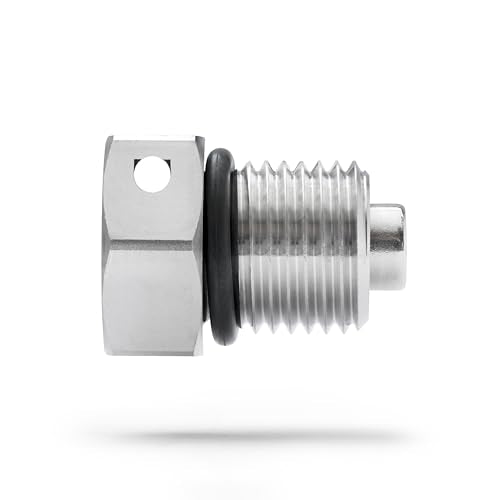 VOTEX - MADE IN USA - DP031 Stainless Steel Engine Neodymium Magnetic Oil Drain Plug fits Harley Davidson/Buell - Part Number 60328-98B / 60328-98A