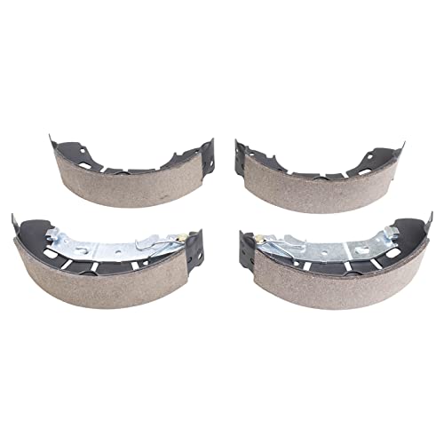 TRQ Rear Brake Shoe & Drum Kit Compatible with 2015-2021 Ram ProMaster City