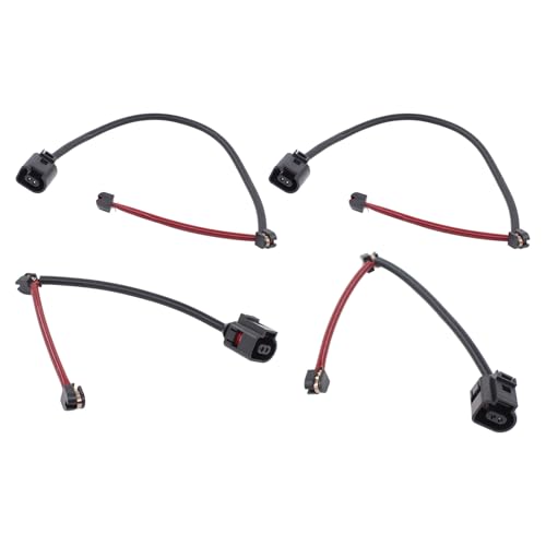 ApplianPar 4Pcs Front and Rear Brake Pad Sensors Kit for Audi Q7 for Porsche Cayenne for VW Touareg