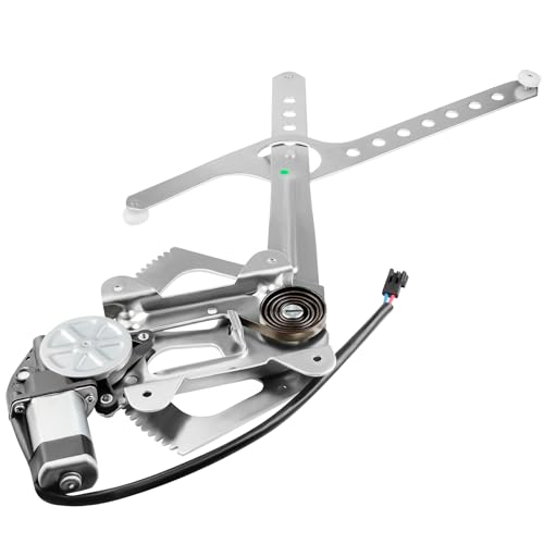 Front Driver Side Power Window Regulator with Motor for Chevy GMC Suburban C1500 C2500 K1500 K2500, Tahoe Blazer Yukon, C3500 K3500 1992 1993 1994 1995 1996 1997 1998 1999 2000 2001 2002, Left