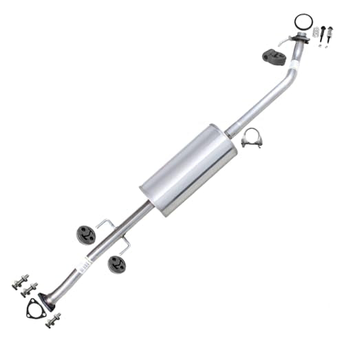 Exhaust Resonator Pipe Compatible for 2007-2009 Honda CR-V 2.4L | Stainless Steel | Northeastern Exhaust | Free Gaskets, Clamp, Hangers, and Bolt Kits Included