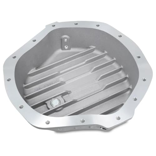 PPE HEAVY DUTY REAR ALUMINUM DIFFERENTIAL COVER BRUSHED GM & DODGE W/ 11.5" REAR AXLE - 138051010