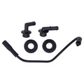 Crankcase Vent Tube Breather Hose and PCV CCV Vent Valve Elbows Grommet Kit