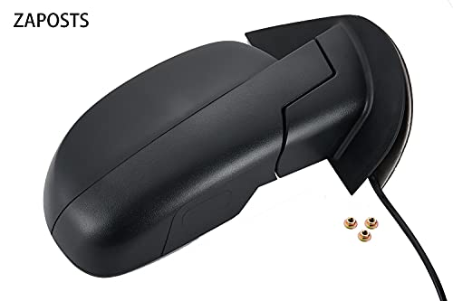 ZAPOSTS Rearview mirror Replacement Fit for 2007-2013 for Chevy Silverado 1500 2500 HD 3500 HD for GMC Sierra 1500 2500 for GMC Yukon/Yukon XL 1500 Power Heated Manual Fold Right Side View Mirror