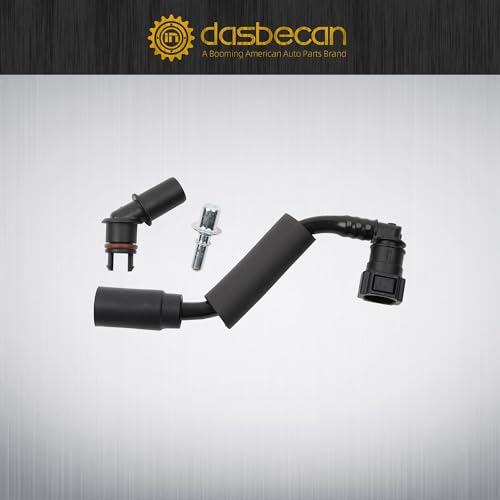 Dasbecan Positive Crankcase Ventilation Valve Tube Hose and PCV Valve Fitting Adapter Connector Kit Compatible with Chevy Traverse Buick Enclave GMC Acadia 2012-2017 Replaces# 12648138 12583384