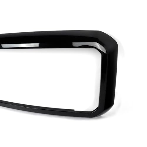 MIC Front Grille Frame Surround Shell Panel Compatible with 2011-2016 F250 F350 F450 Super Duty (Tuxedo Black)